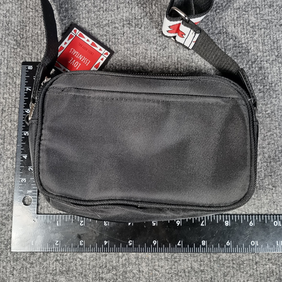 Brighton Love Essentials Crossbody Bag Black Hearts Strap Limited Edition NWT - Picture 6 of 7